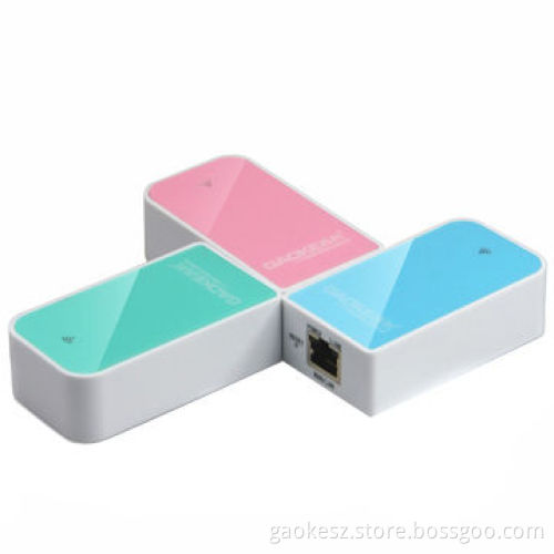 Mini router with 150Mbps speed, plug and play, portable